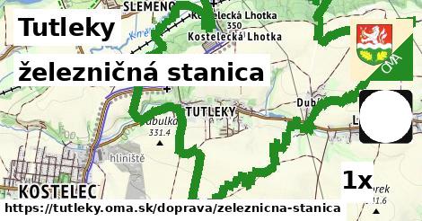 železničná stanica, Tutleky