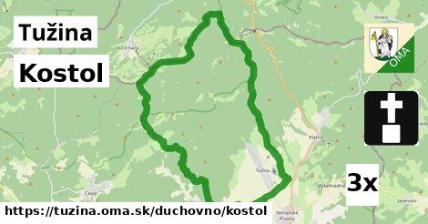 Kostol, Tužina