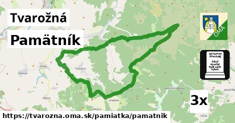 Pamätník, Tvarožná