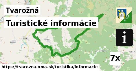 Turistické informácie, Tvarožná