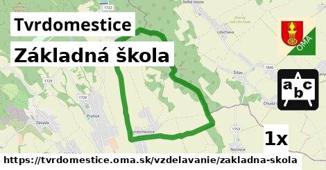 Základná škola, Tvrdomestice