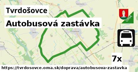 Autobusová zastávka, Tvrdošovce