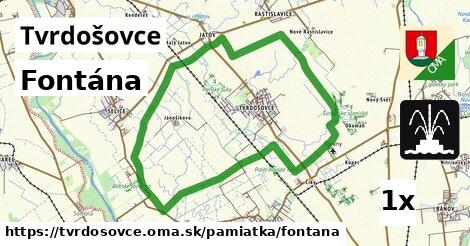 Fontána, Tvrdošovce