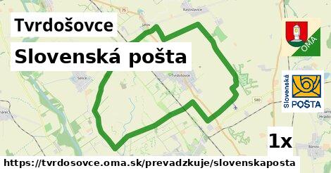 Slovenská pošta, Tvrdošovce