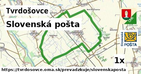 Slovenská pošta, Tvrdošovce