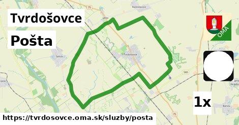 Pošta, Tvrdošovce