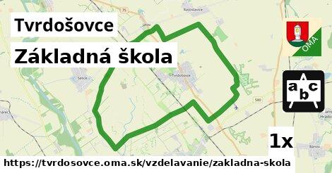 Základná škola, Tvrdošovce