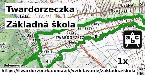 Základná škola, Twardorzeczka