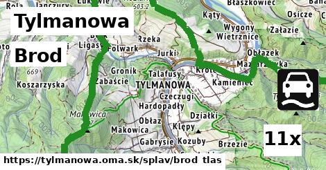 brod v Tylmanowa