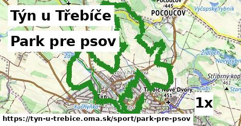 Park pre psov, Týn u Třebíče