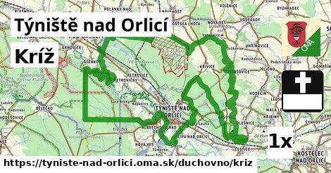 Kríž, Týniště nad Orlicí
