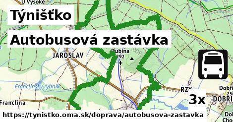 Autobusová zastávka, Týnišťko