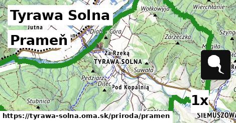 prameň v Tyrawa Solna