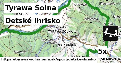 detské ihrisko v Tyrawa Solna