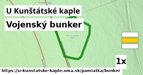Vojenský bunker, U Kunštátské kaple