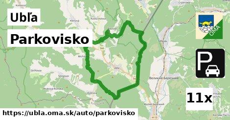 parkovisko v Ubľa