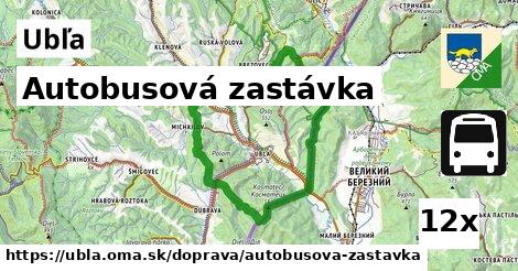 Autobusová zastávka, Ubľa