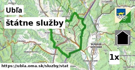 štátne služby, Ubľa