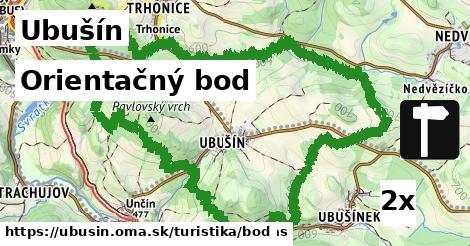 orientačný bod v Ubušín