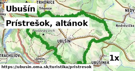 Prístrešok, altánok, Ubušín