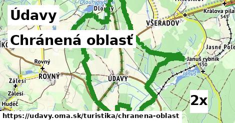 Chránená oblasť, Údavy