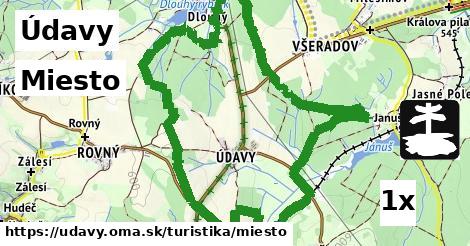 Miesto, Údavy