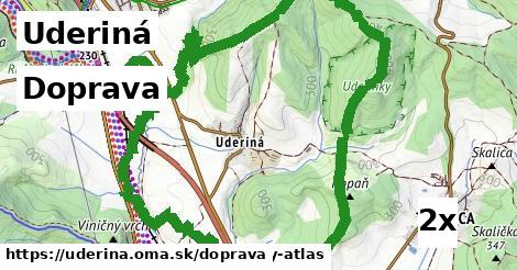 doprava v Uderiná