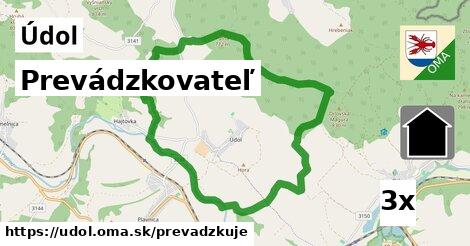 prevádzkovateľ v Údol