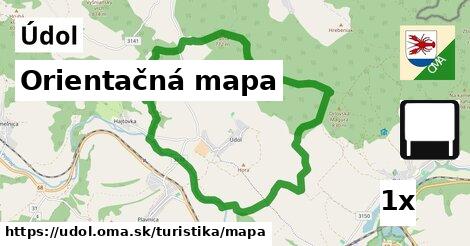 Orientačná mapa, Údol