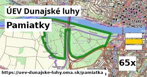 pamiatky v ÚEV Dunajské luhy