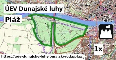 Pláž, ÚEV Dunajské luhy