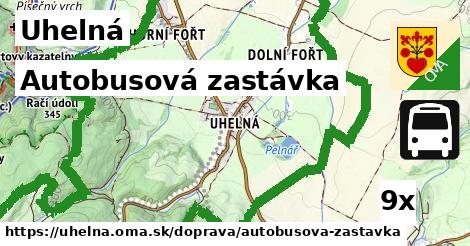 Autobusová zastávka, Uhelná