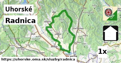 Radnica, Uhorské