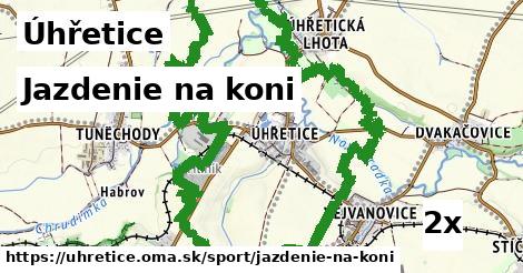 Jazdenie na koni, Úhřetice