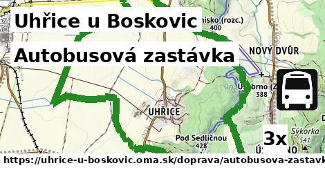 Autobusová zastávka, Uhřice u Boskovic