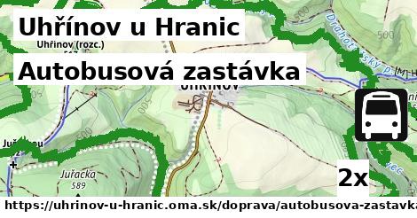 Autobusová zastávka, Uhřínov u Hranic