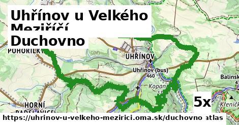 duchovno v Uhřínov u Velkého Meziříčí