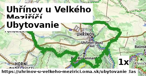 ubytovanie v Uhřínov u Velkého Meziříčí