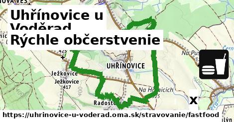 Všetky body v Uhřínovice u Voděrad