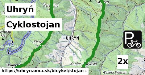 cyklostojan v Uhryń