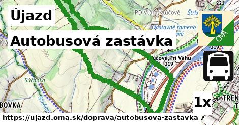 Autobusová zastávka, Újazd