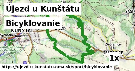 bicyklovanie v Újezd u Kunštátu