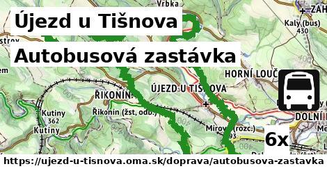 Autobusová zastávka, Újezd u Tišnova