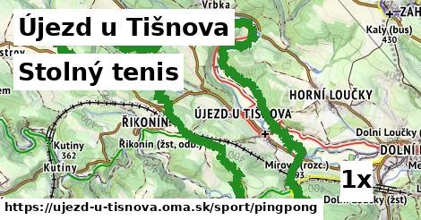 Stolný tenis, Újezd u Tišnova