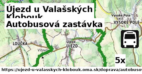 Autobusová zastávka, Újezd u Valašských Klobouk