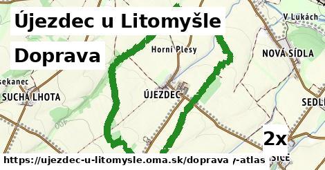 doprava v Újezdec u Litomyšle