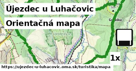 Orientačná mapa, Újezdec u Luhačovic