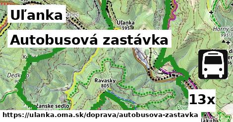 Autobusová zastávka, Uľanka