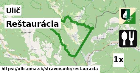 Reštaurácia, Ulič