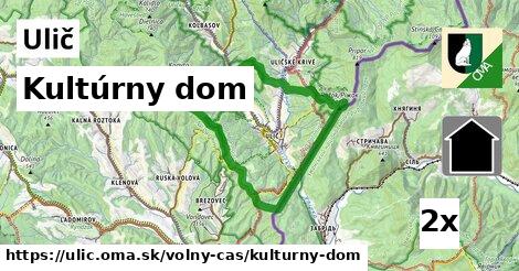 kultúrny dom v Ulič